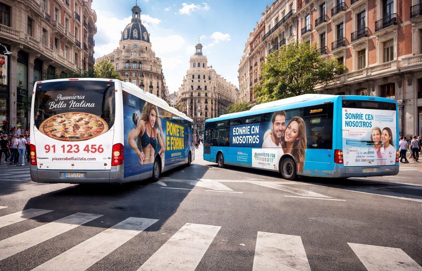 Sectores Publicidad Autobuses Madrid