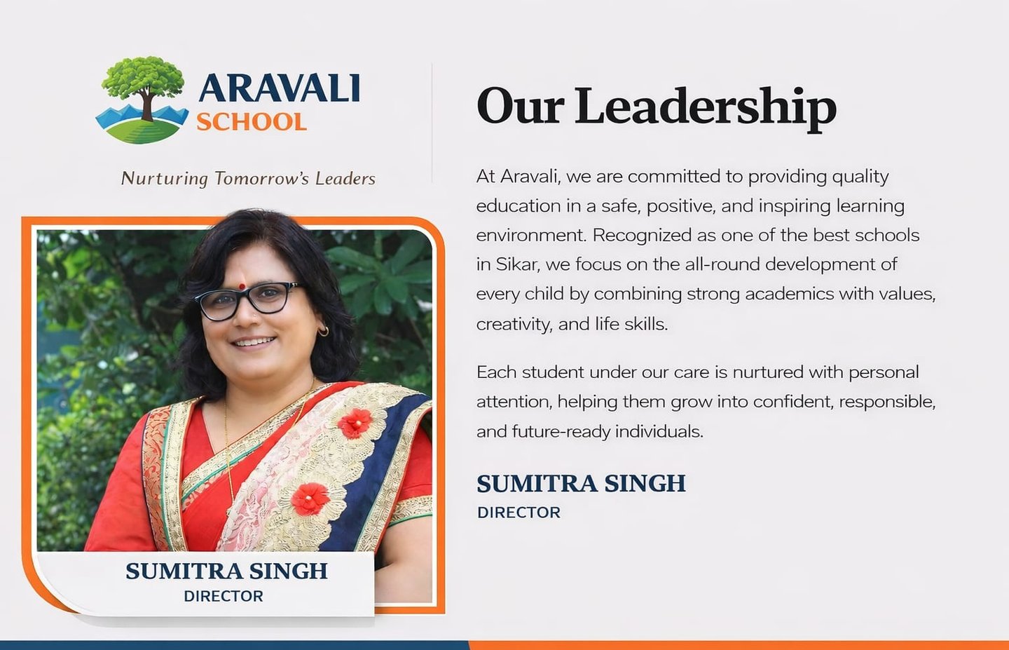 aravali school director