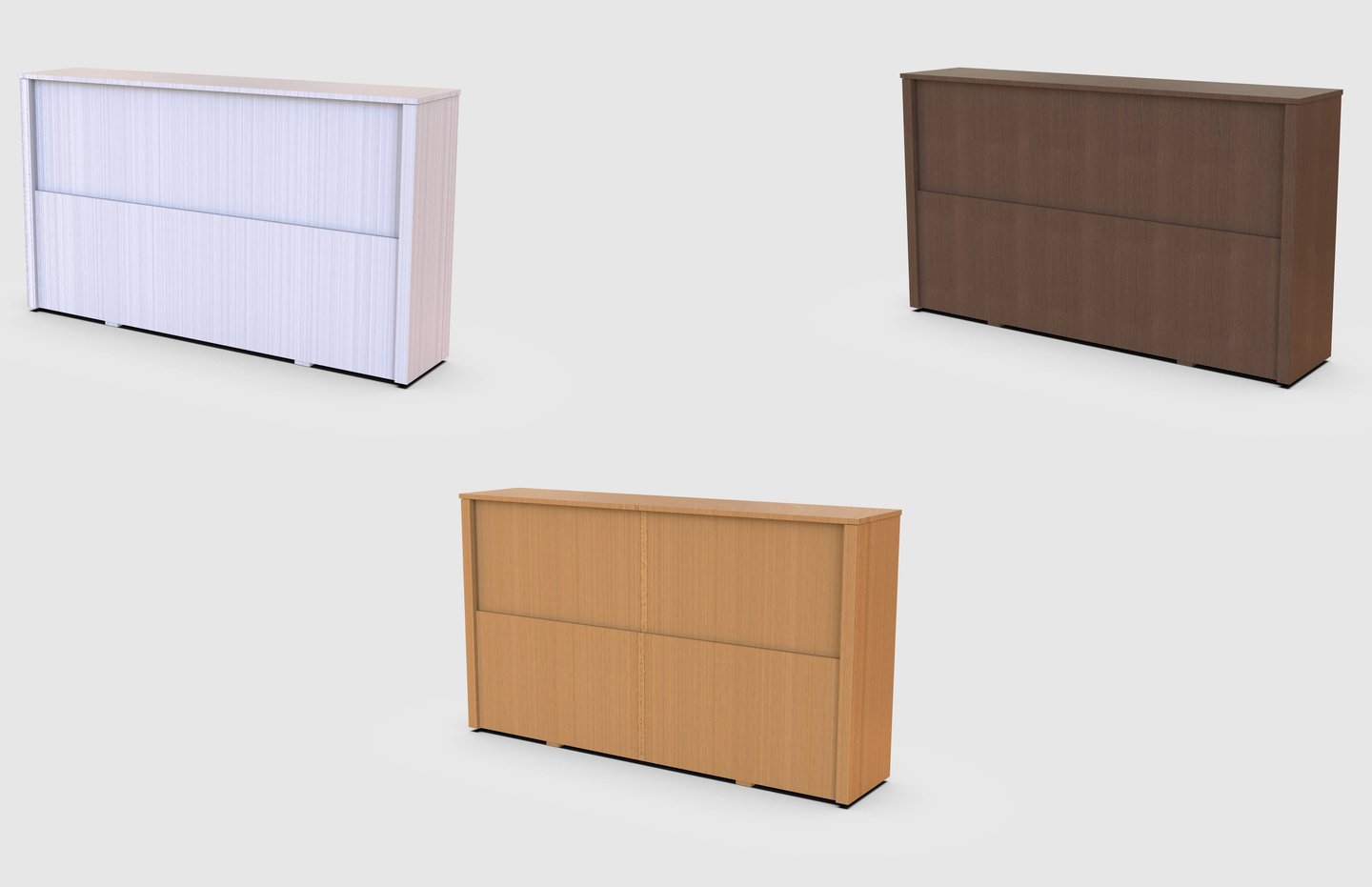 materiales disponibles para el mueble con elevador de tv