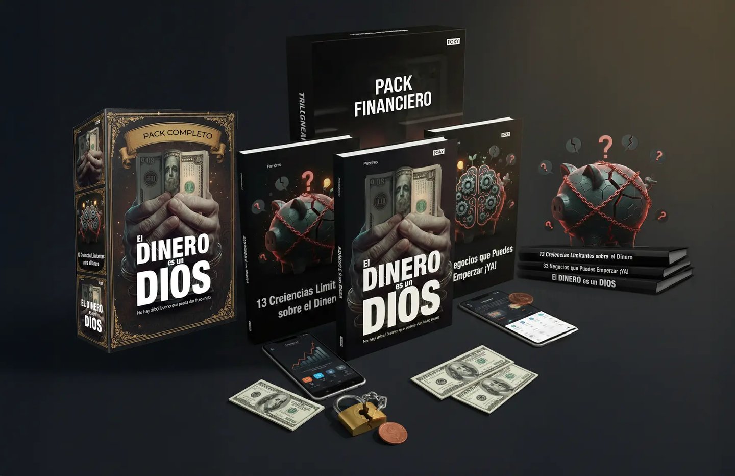 Educación financiera libro El Dinero es un Dios