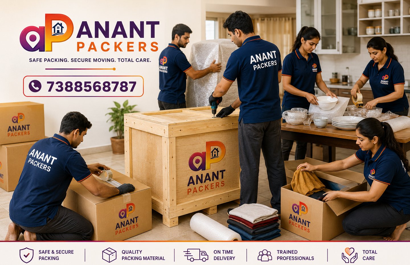 packers and movers in vridavan yojna lucknow