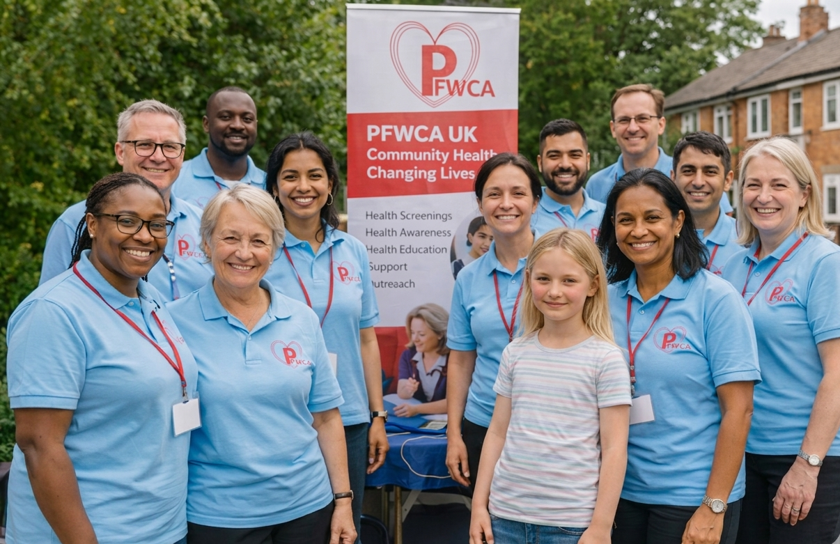 Image of volunteers from the UK