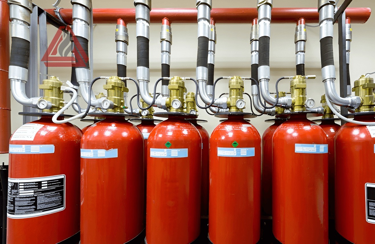 🌬️ نظام إطفاء  FM200