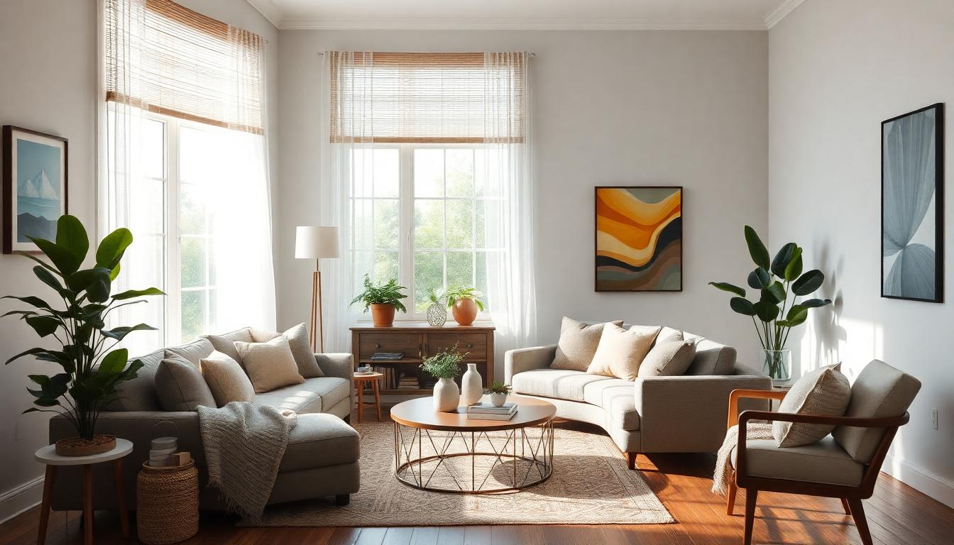 a home with Swap out artwork