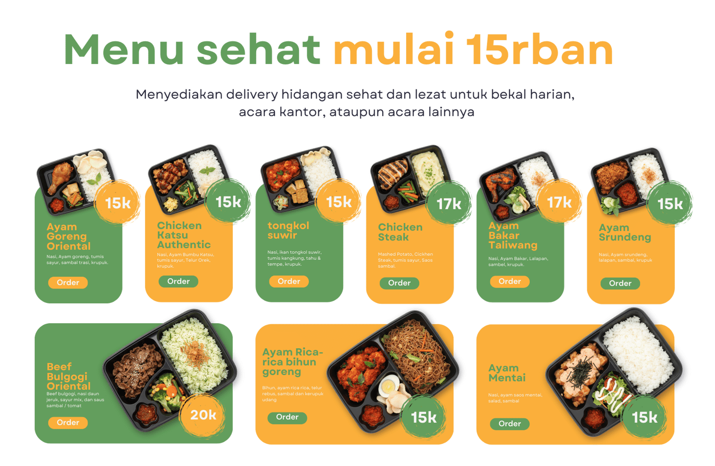 delivery catering jepara hemat mulai 15 ribuan