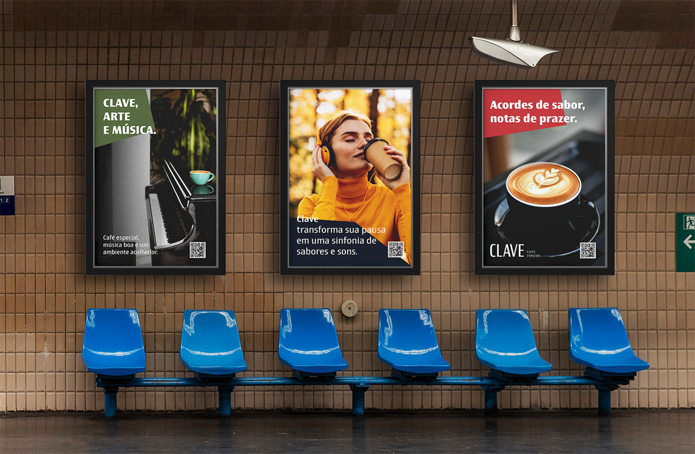 clave cafés @nemachadodesign identidade visual cafeteria