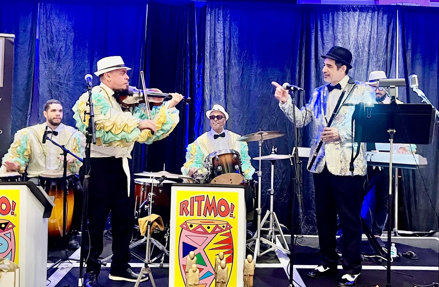 Maestro Bobby Ramirez and RITMO! Caliente De Caribe performing at the Pullman Hotel Miami