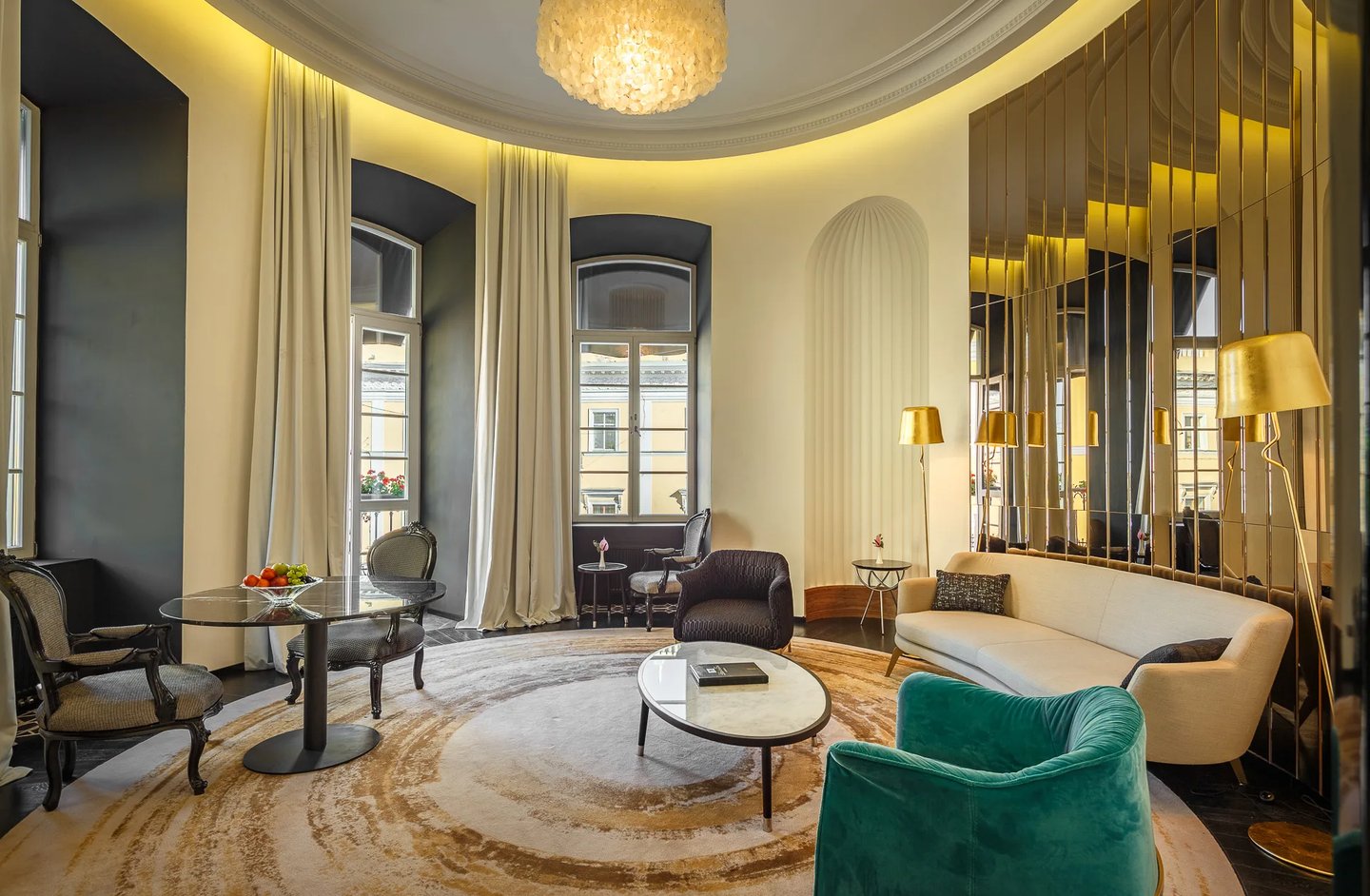 architekturne zdjecie wnętrz hotelu 