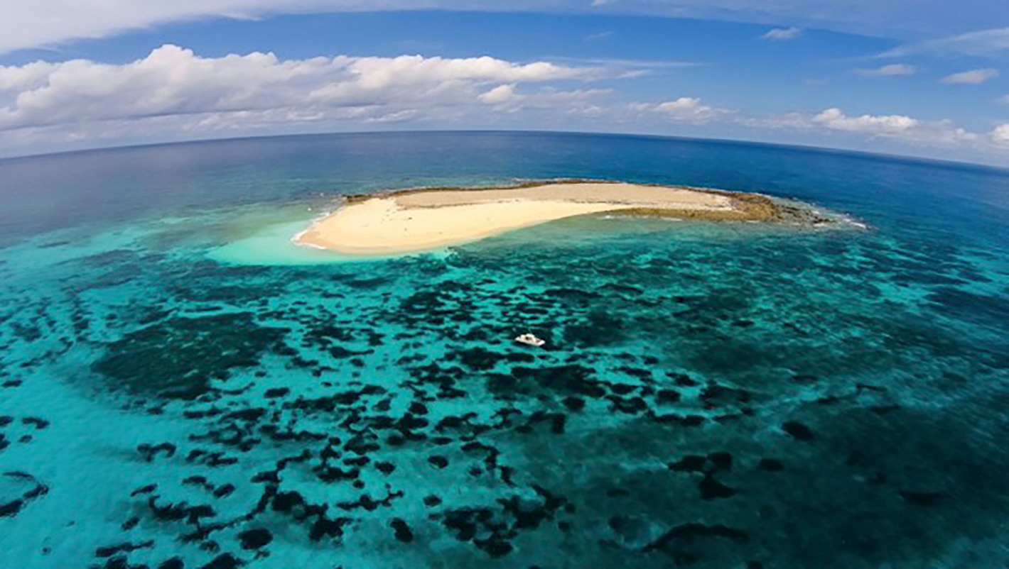 Latham Island fishing charters - A catamaran in the Indian Ocean