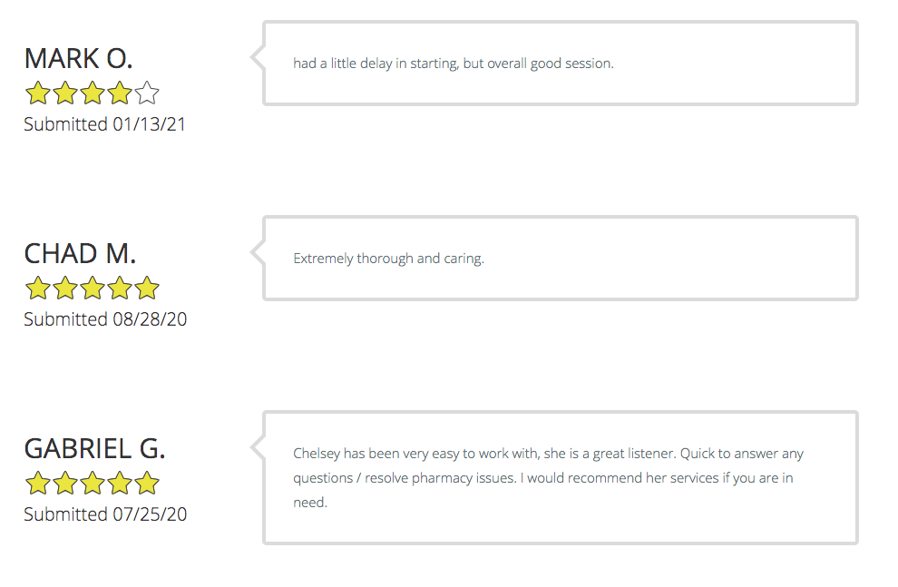 Website Reviews