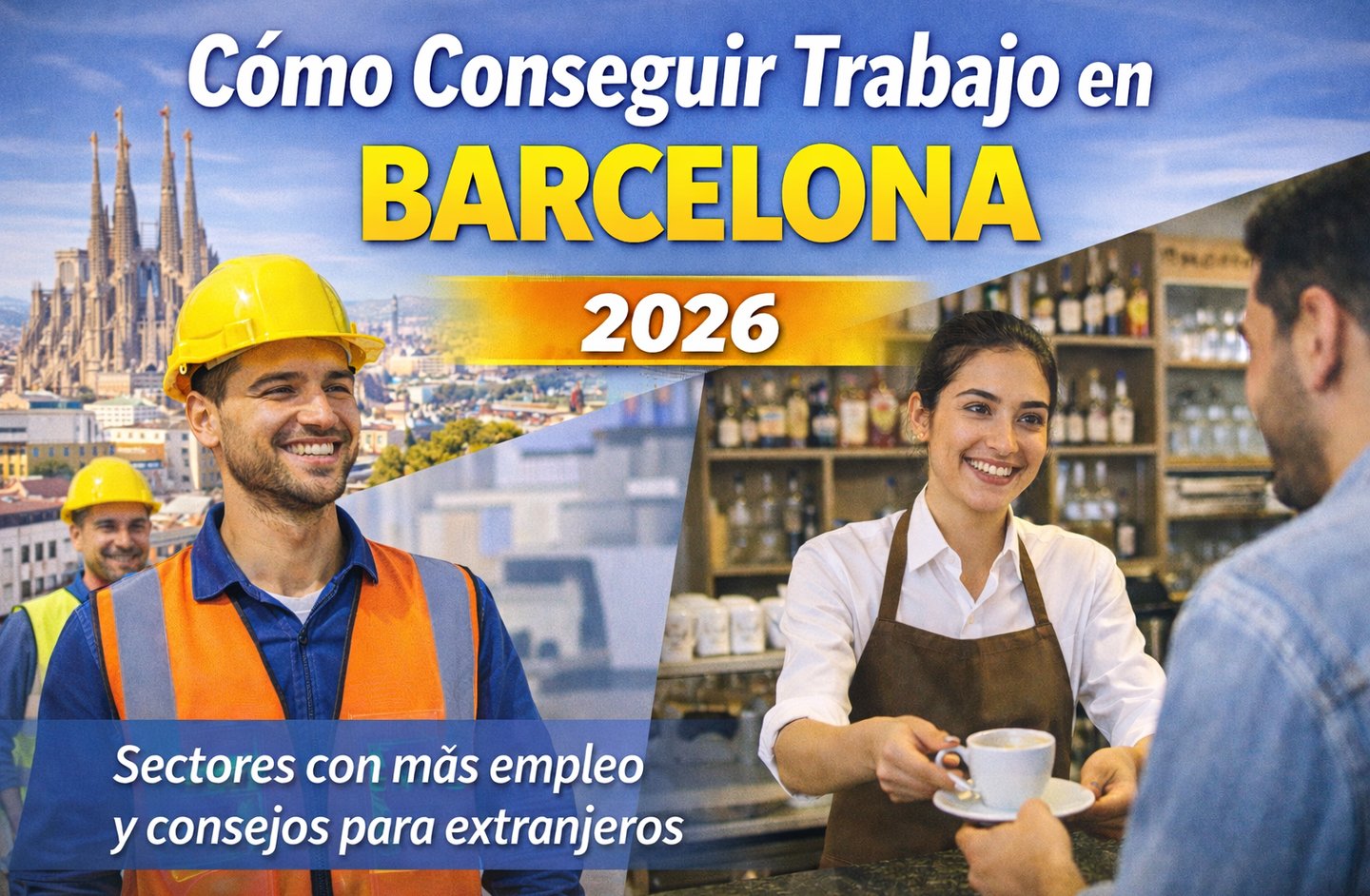 Cómo conseguir trabajo en Barcelona en 2026 sectores con más empleo y consejos para extranjeros