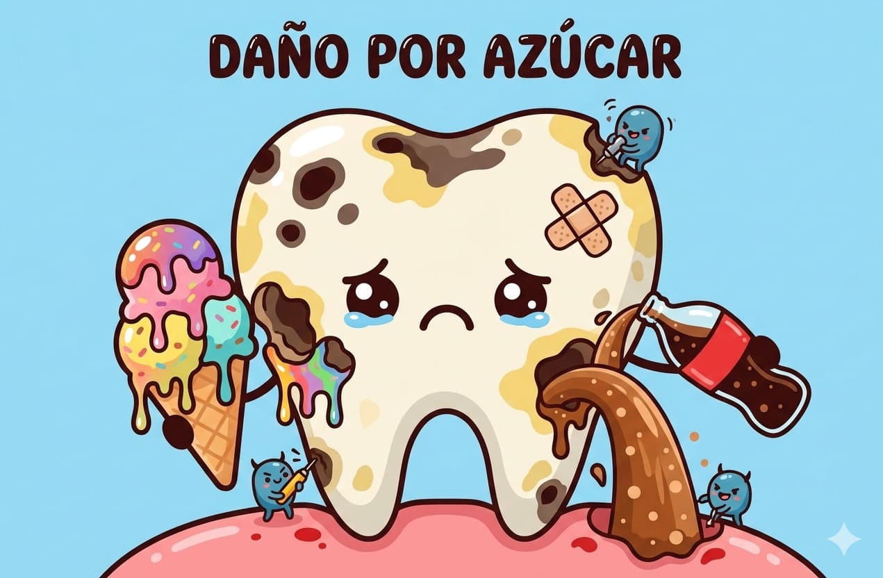 bebidas dulces como dañan los dientes