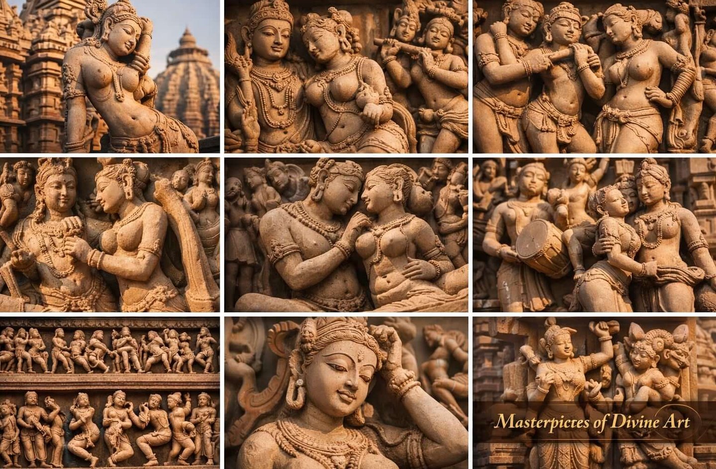 Magnificent Khajuraho - UNESCO Heritage temples