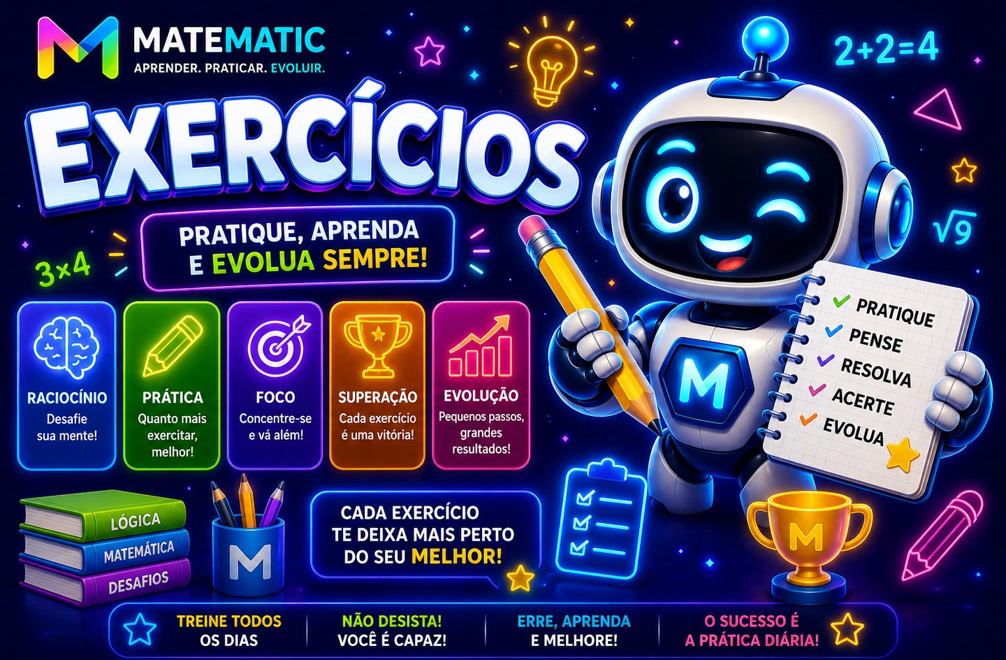 Matematic - As Trilhas de Aprendizagem do MATEMATIC foram criadas para ajudar os alunos a aprender m