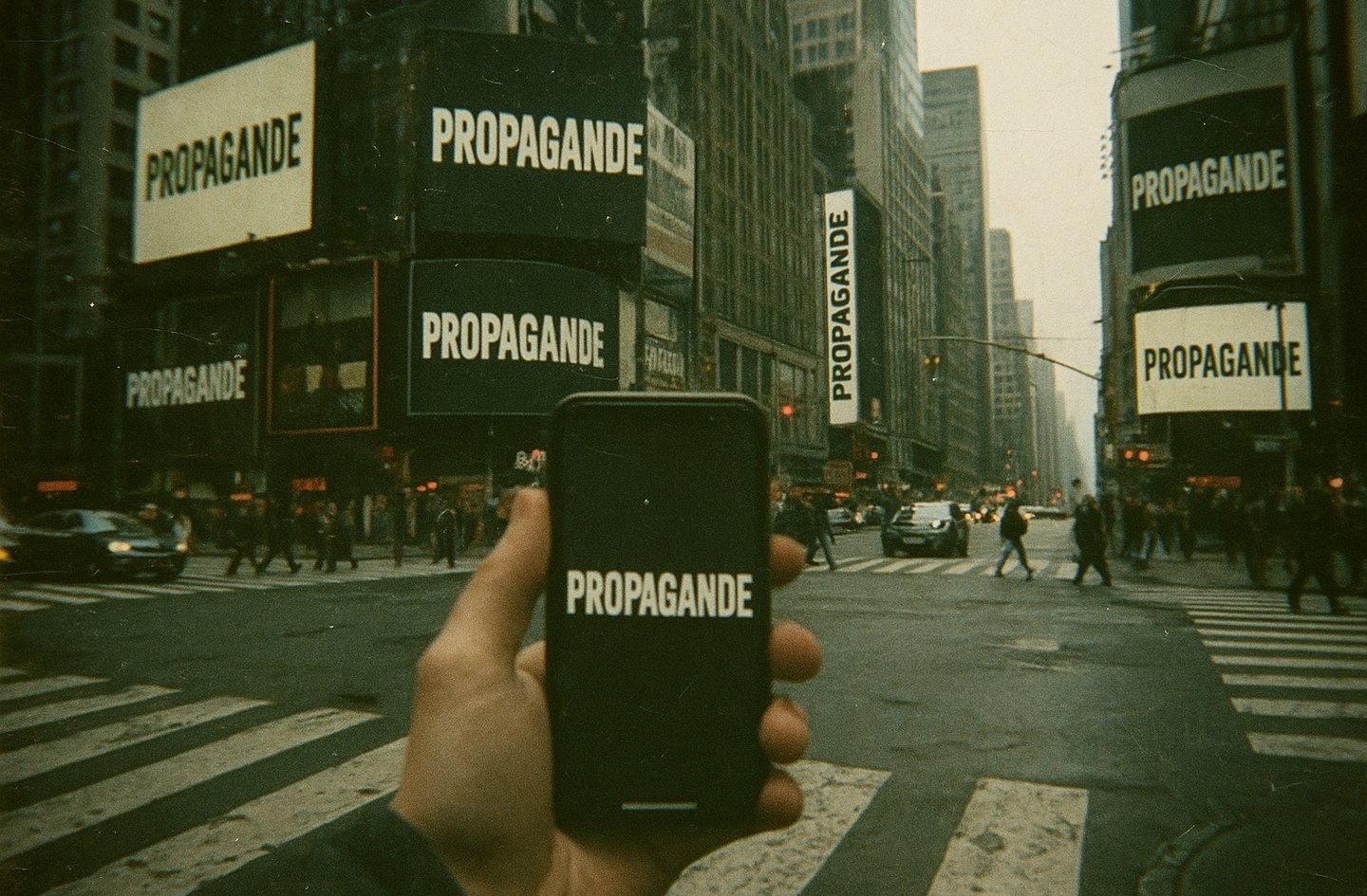 "propagande" pour illustrer la journée internationale du droit d'accès à l'information