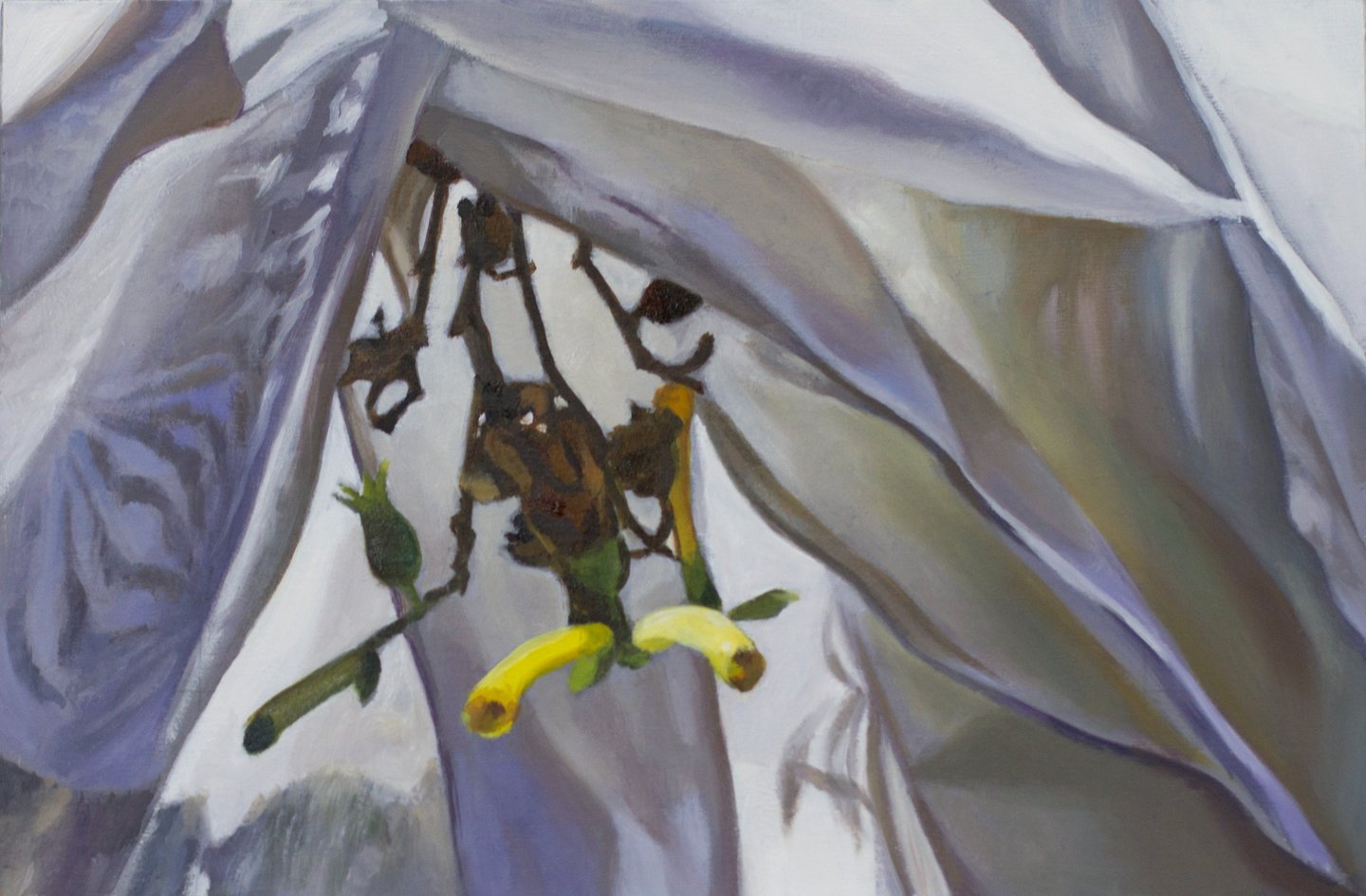 Óleo sobre tabla. Obra plástica de Maite Backman