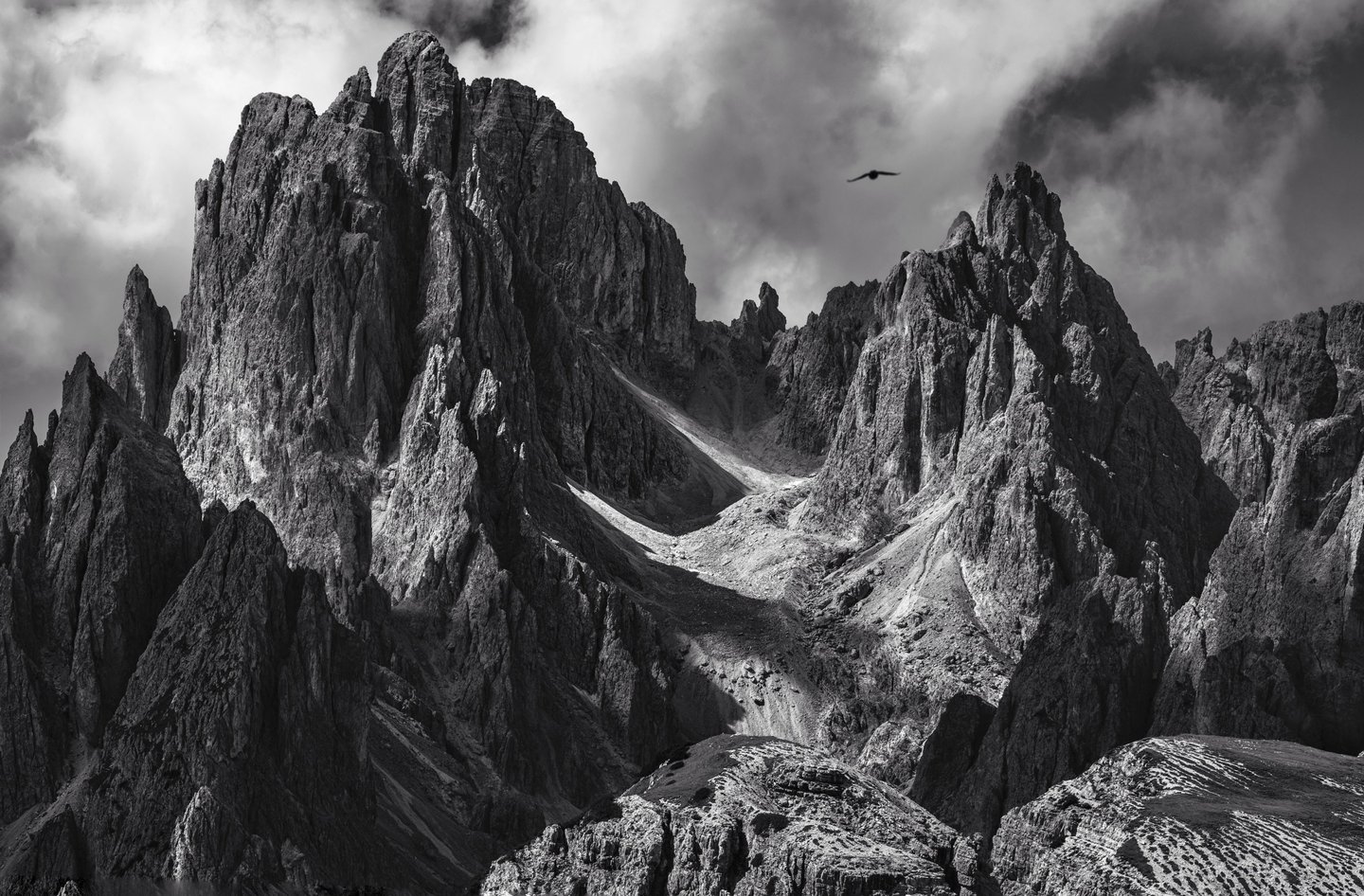 Vision assez sombre du Cima Cadin