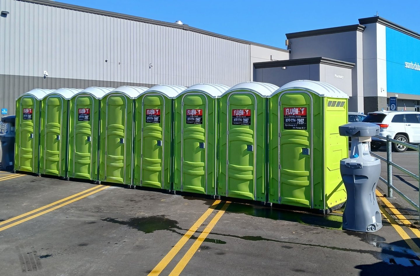 porta potty Hot Springs 
