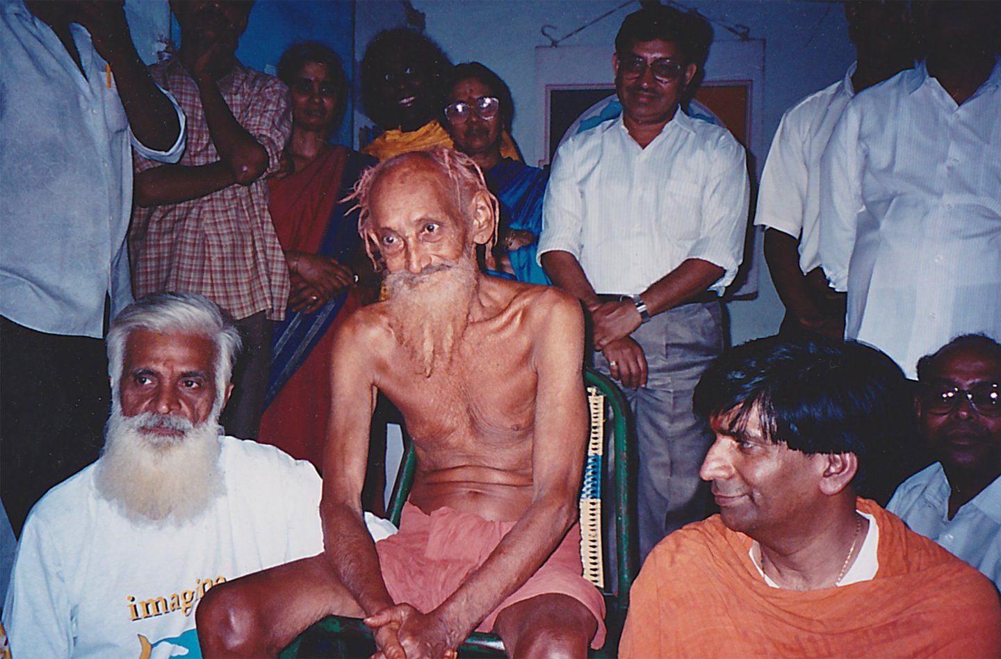 Sri Amritananda and his Guru Gurugaru