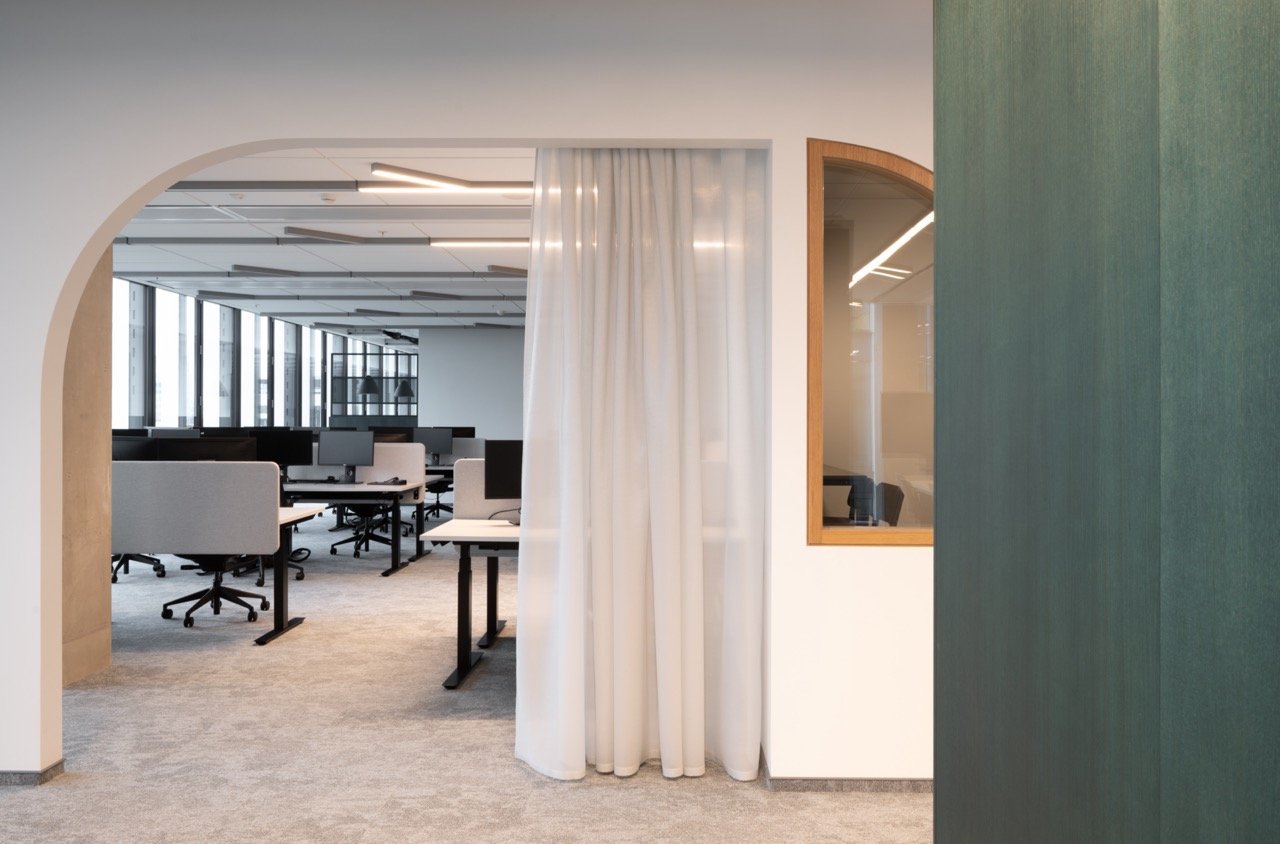 Pertvaros iš akustinių dieninių užuolaidų