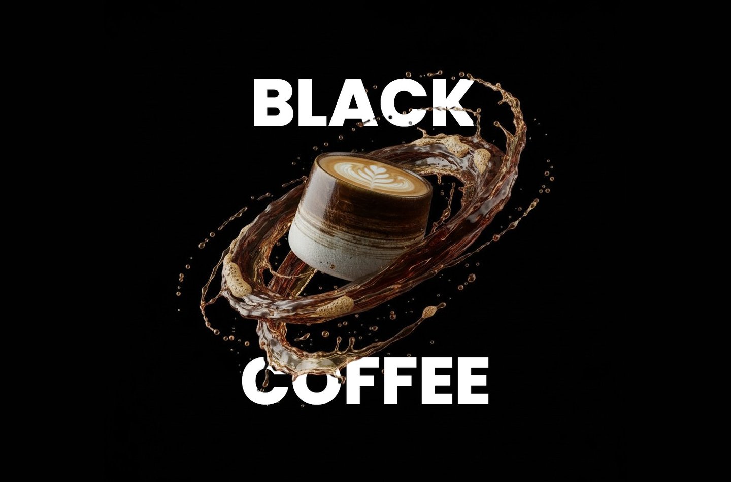 Kavárna black coffee