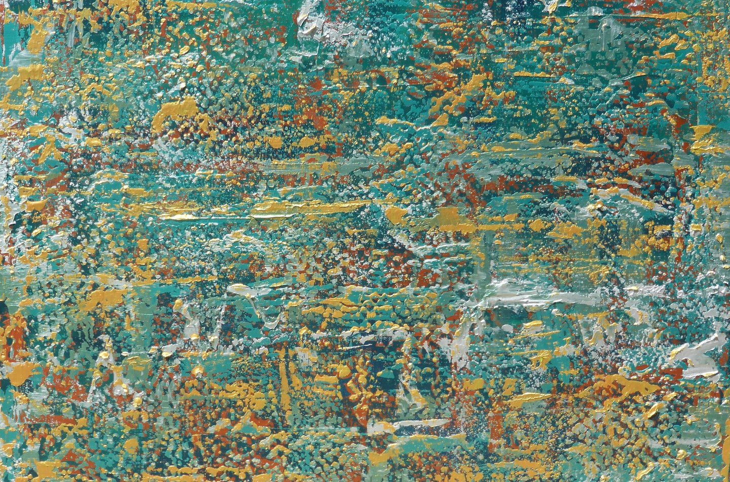 Abstract art painting by Gregory Christeas the Parallels Series with metallic & fluor