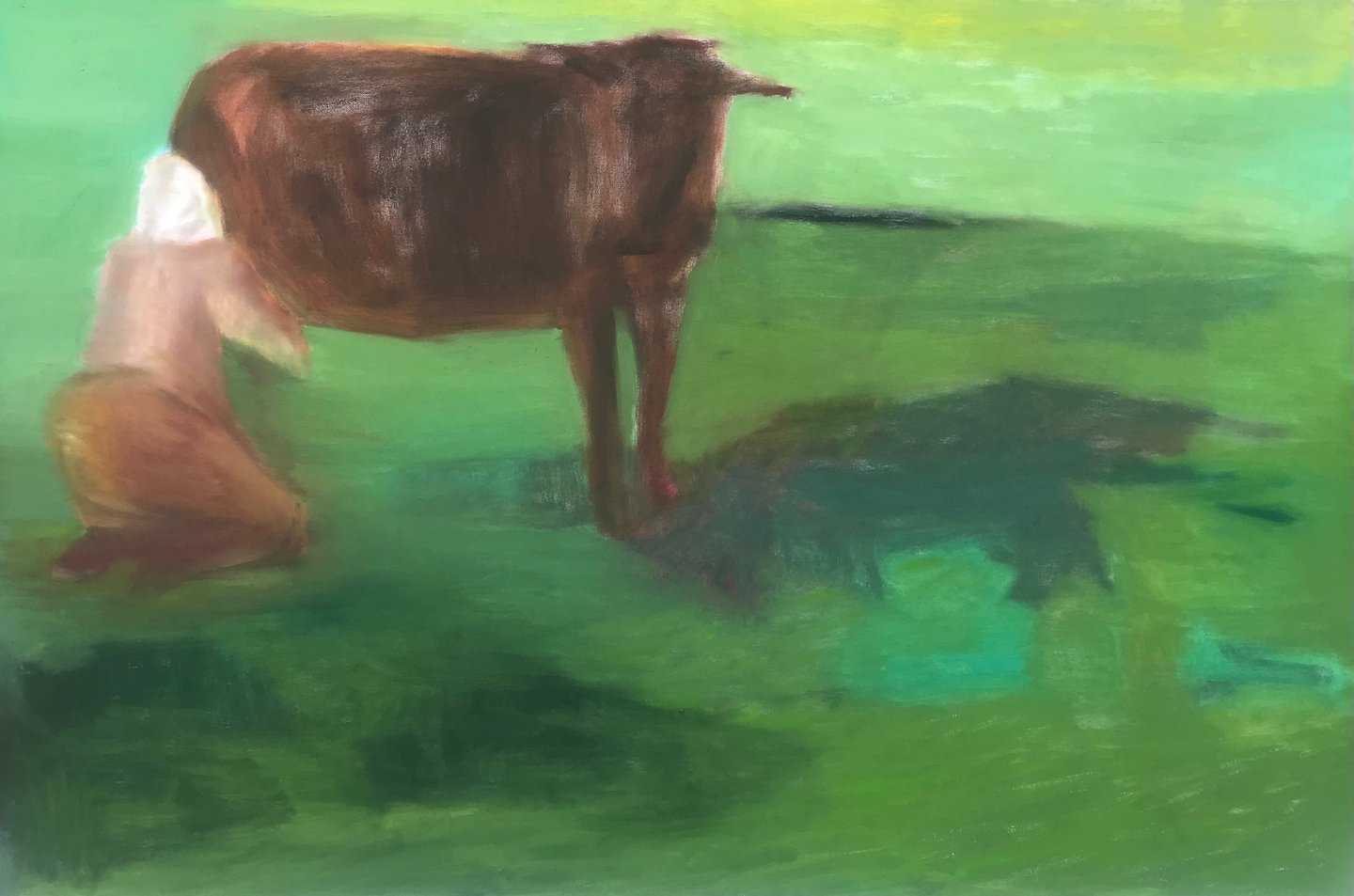 Pagarba aliejinė tapyba Lina Mikužytė Oil painting Lithuania