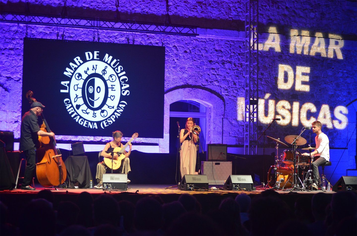 Rita Payés concert at the La Mar de Músicas festival in Cartagena in 2022. Photo by Esaenzdetejada.