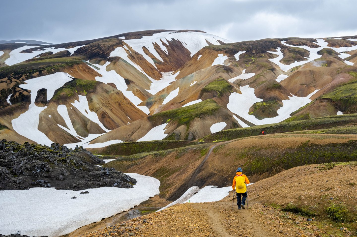 Landscape in Iceland Landmannalaugar
