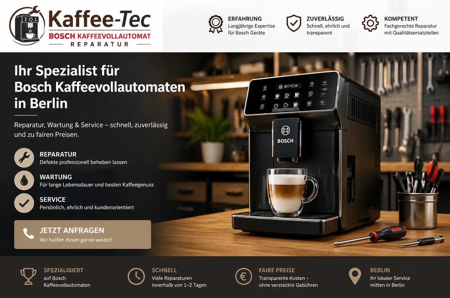 Bosch Kundenservice für Kaffeemaschinen Berlin