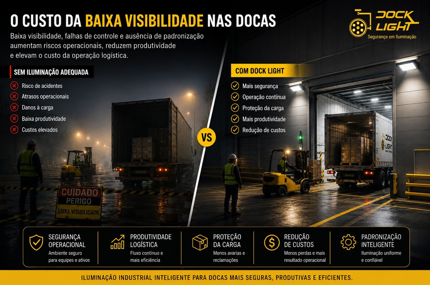 O custo da baixa visibilidade nas docas