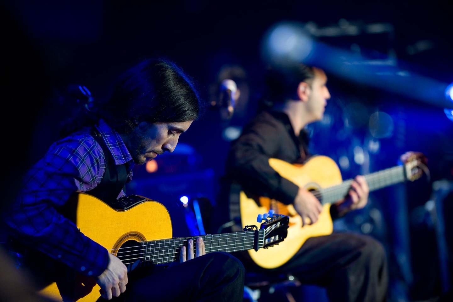 Paco Lomeña en un concierto en Barcelona.