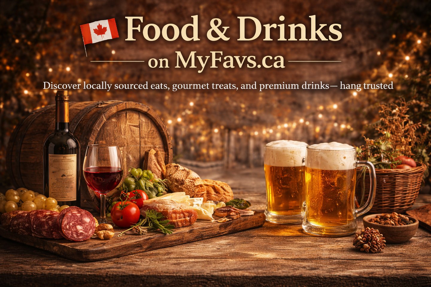 Food and Drink on MyFavs.ca — curated Canadian restaurants and local eats