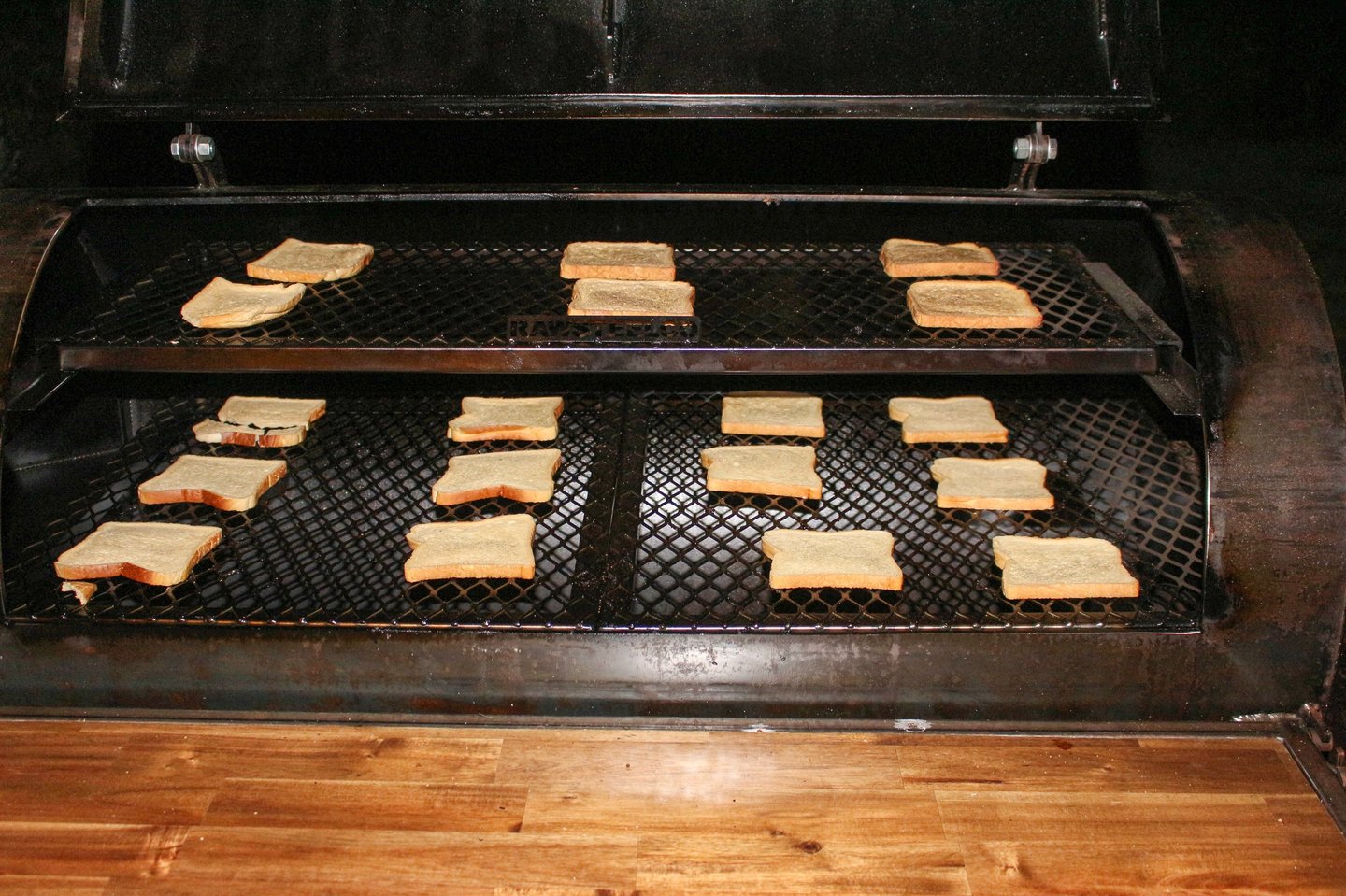 rawsteelco offset smoker being used