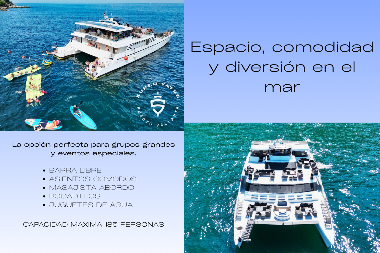 a boat with people on it and a boat in the water