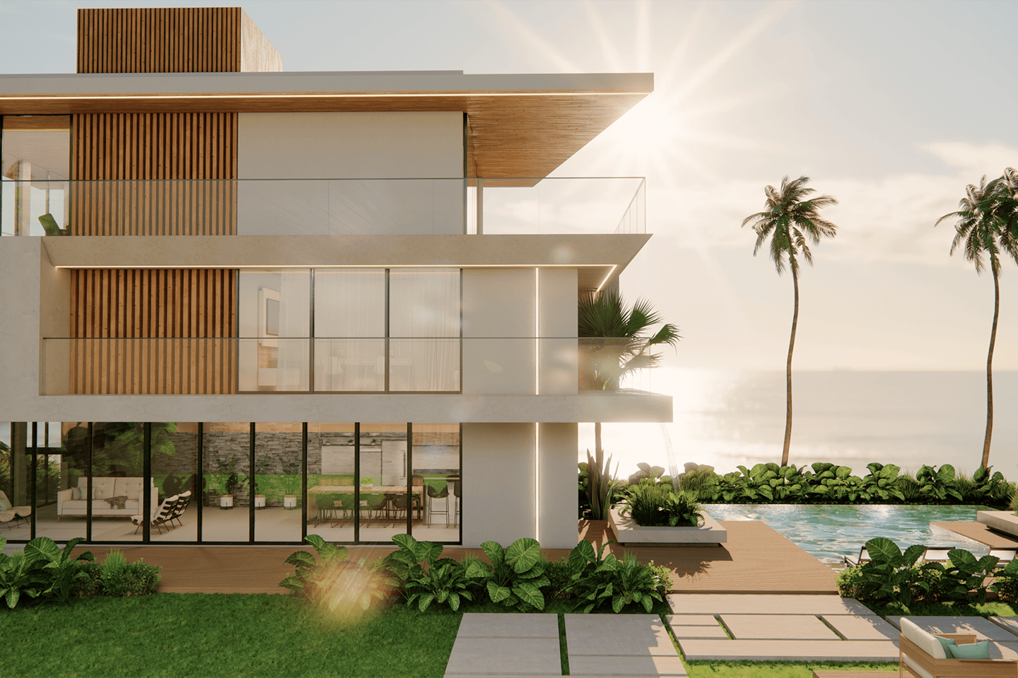 Casa com vista para o mar