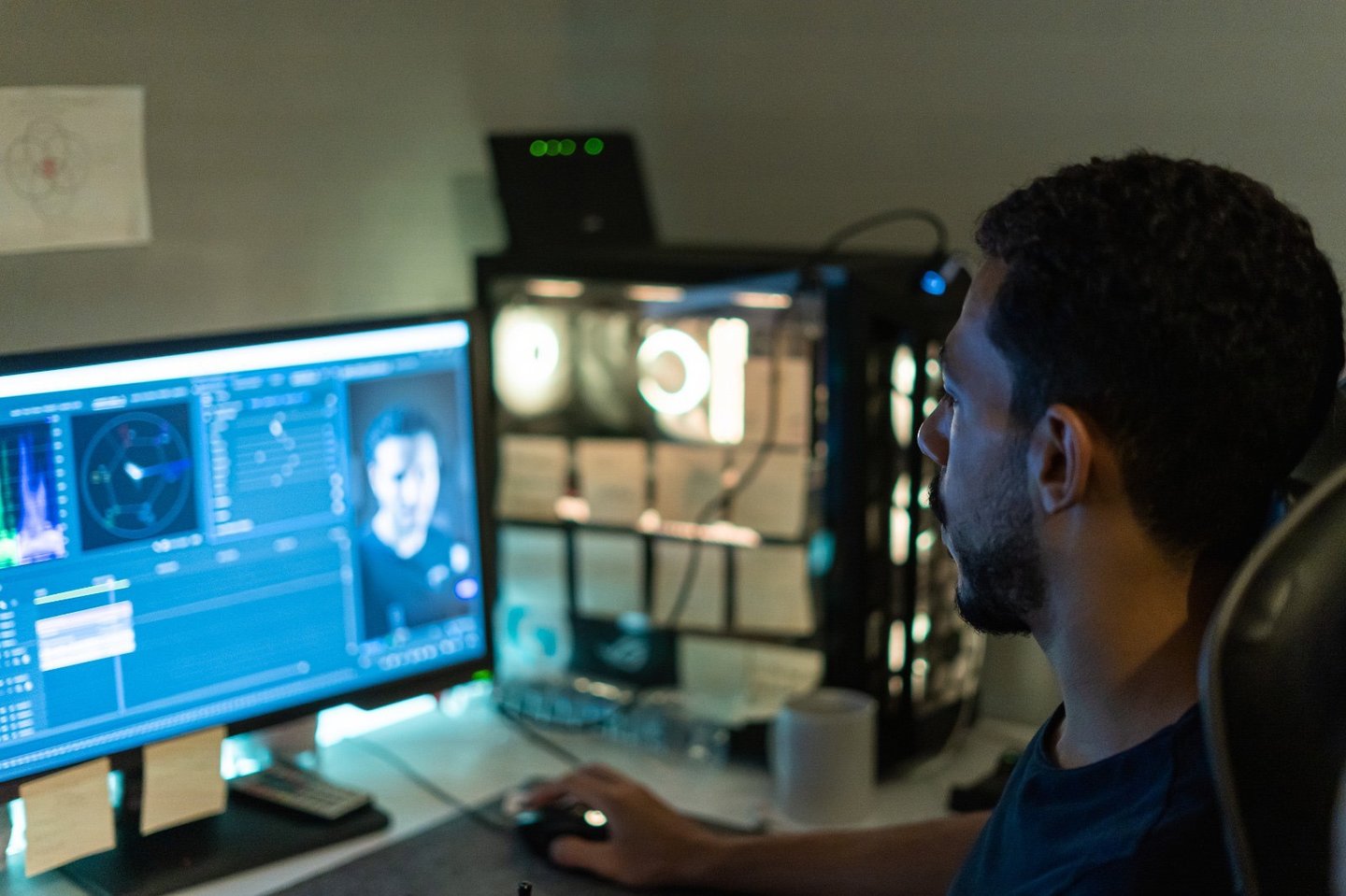 Video Editor, Working on a project, Video Editing, Storytelling, OmarZ, Station, Coloring