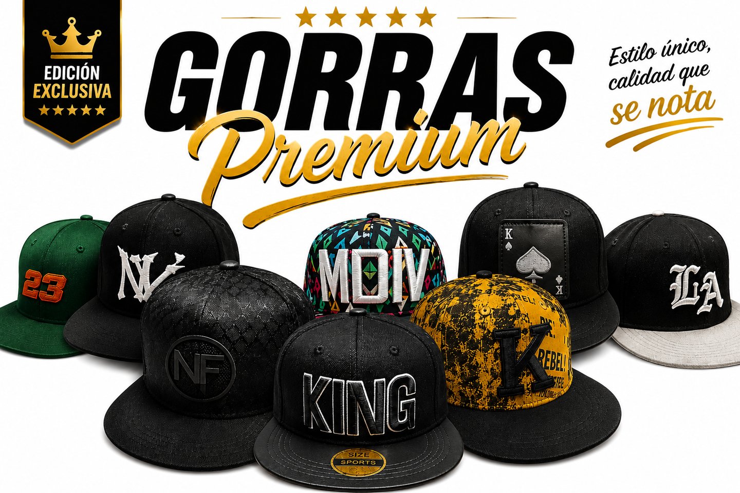 Colección Exclusiva de Gorras Premium