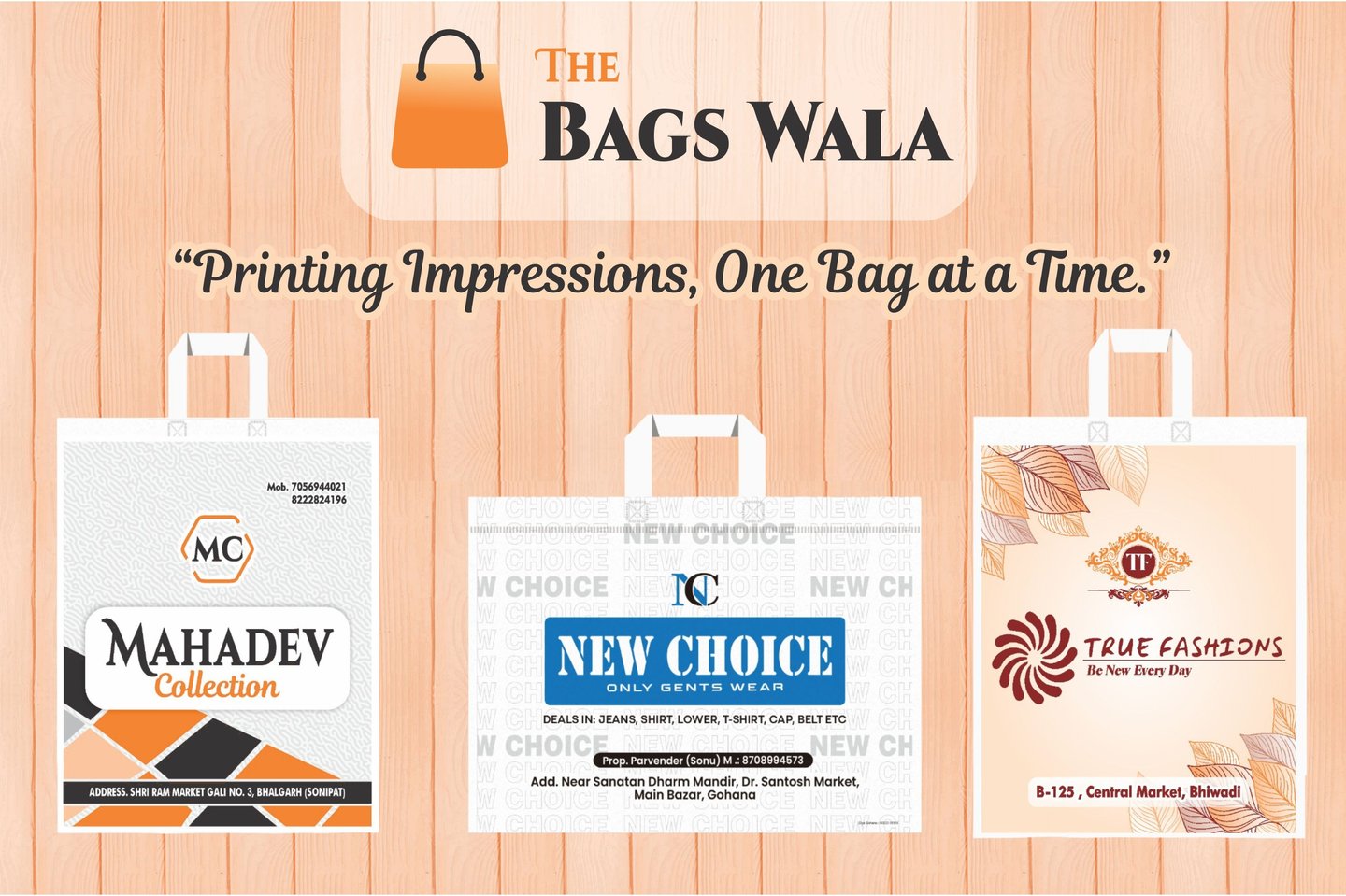 Readymade Clothing Carry Bag