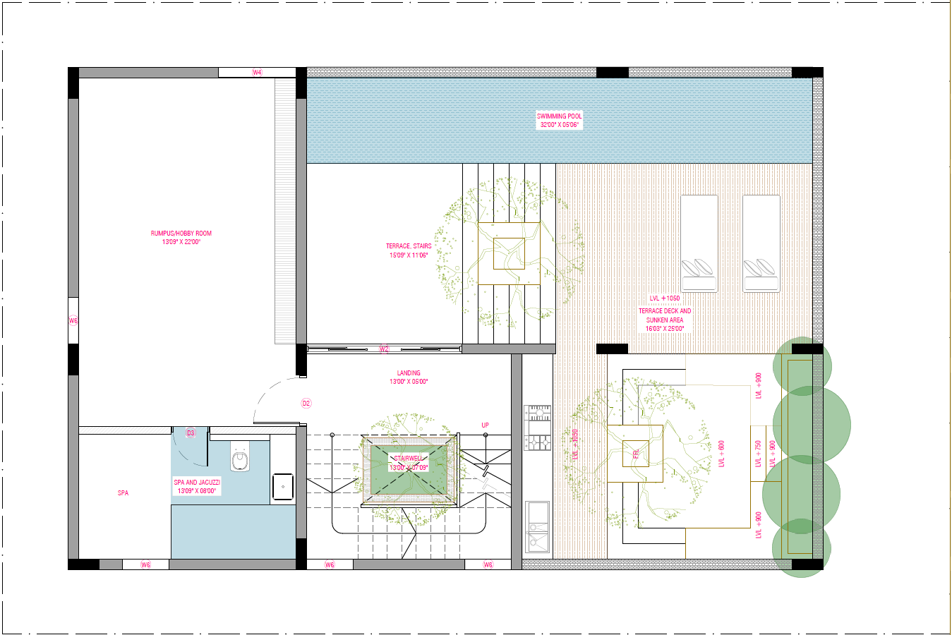 East facing Fortune Hestia villa second floor plan featuring guest bedroom, terrace, and utility 