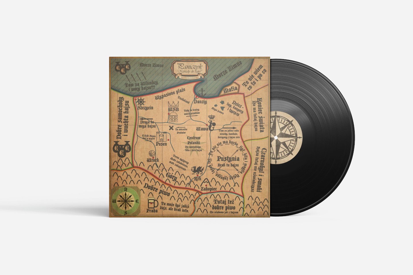 Paniczyk vinyl album in a sleeve front cover