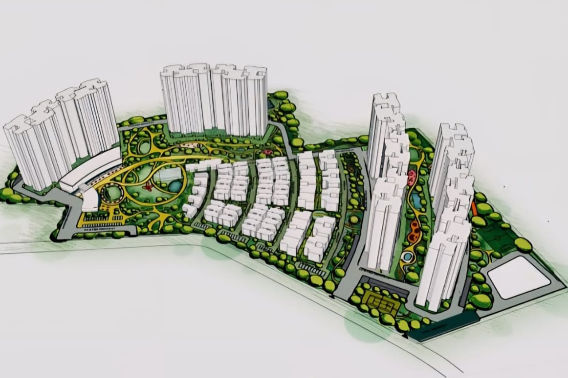 #bharitya-garden-estate 3d View