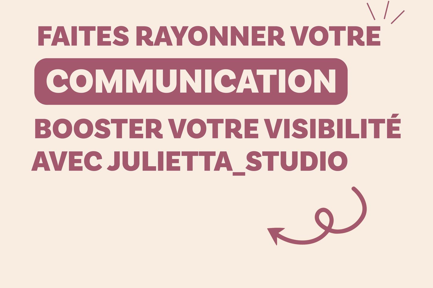 image de présentation rayonner votre communication, boostez votre visibilité