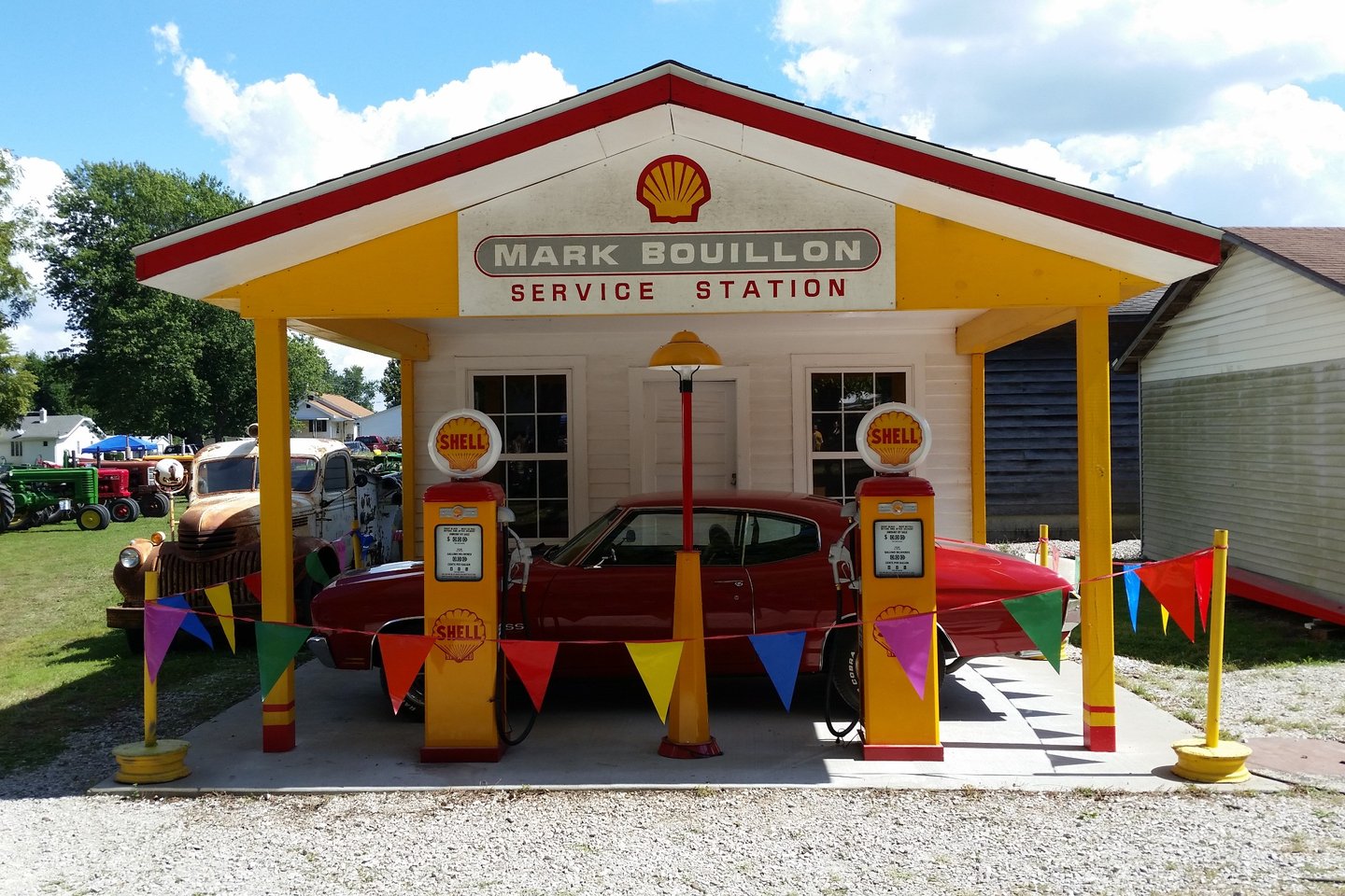 gas station