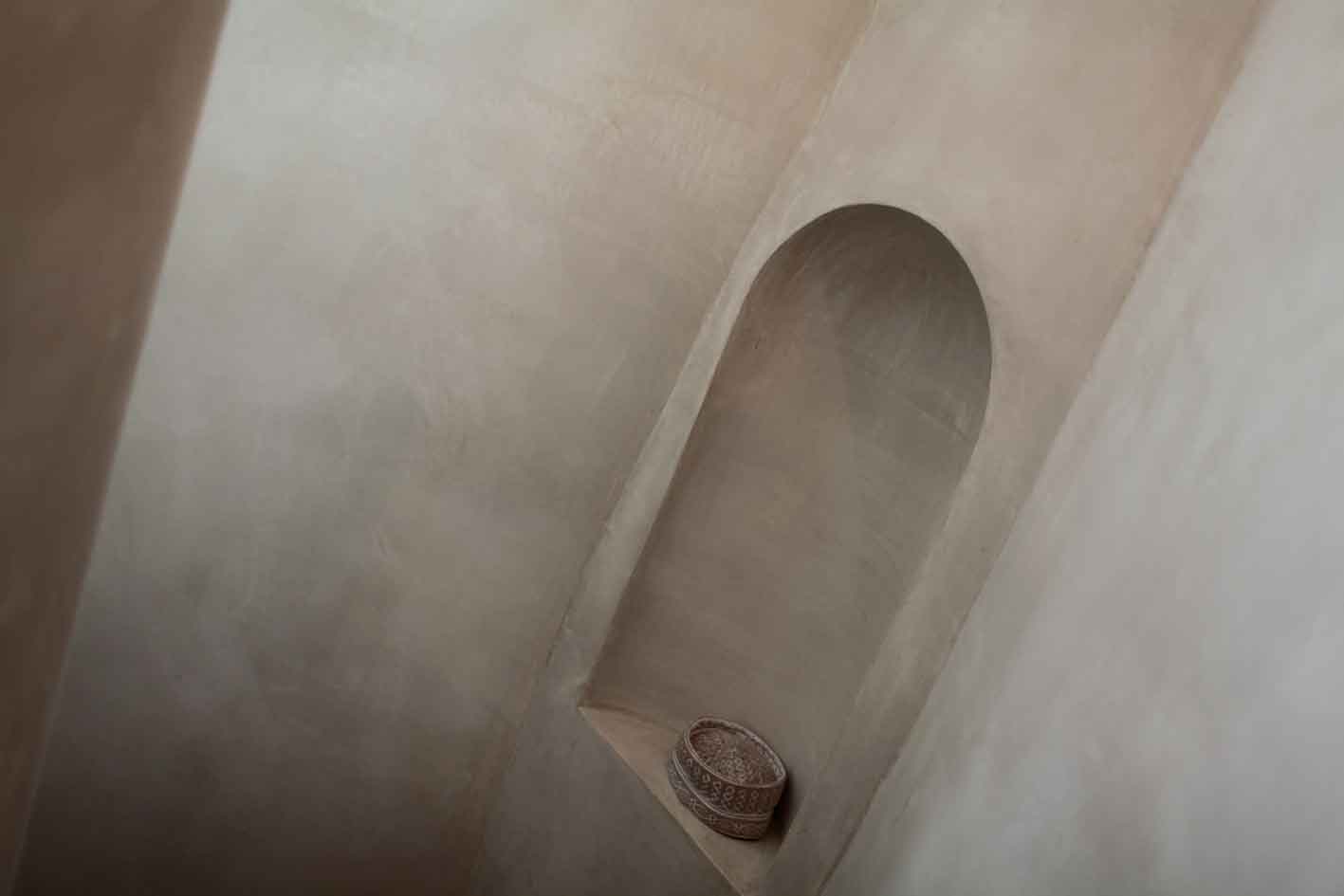 couloir tadelakt marmorino