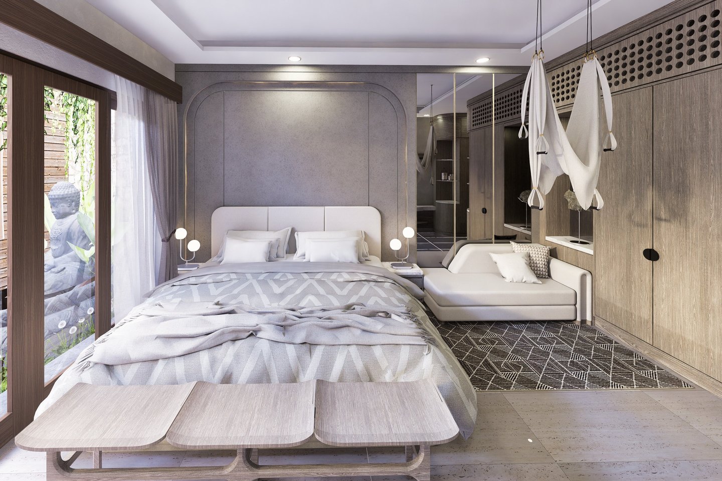 Desain Kamar Tidur Modern by Atria Interior