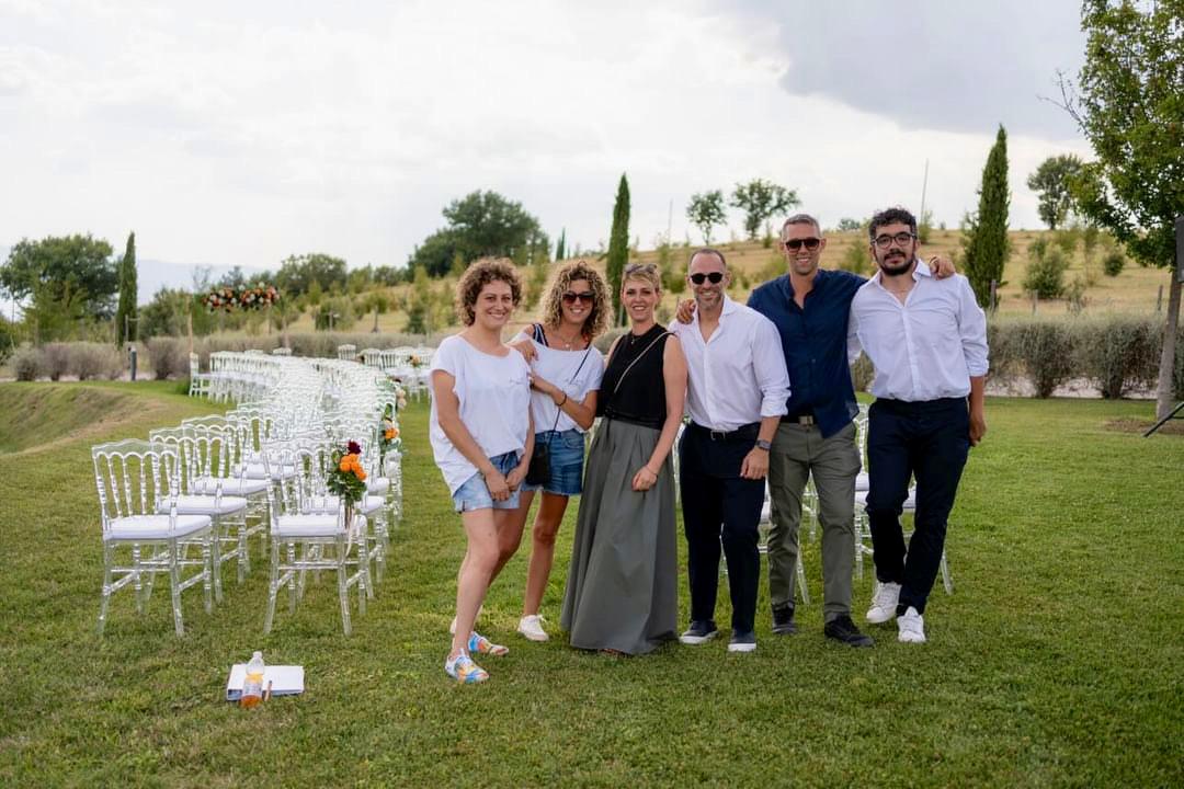 Team at a wedding curated by Francesco Luxury Travels Villas Weddings Honeymoon