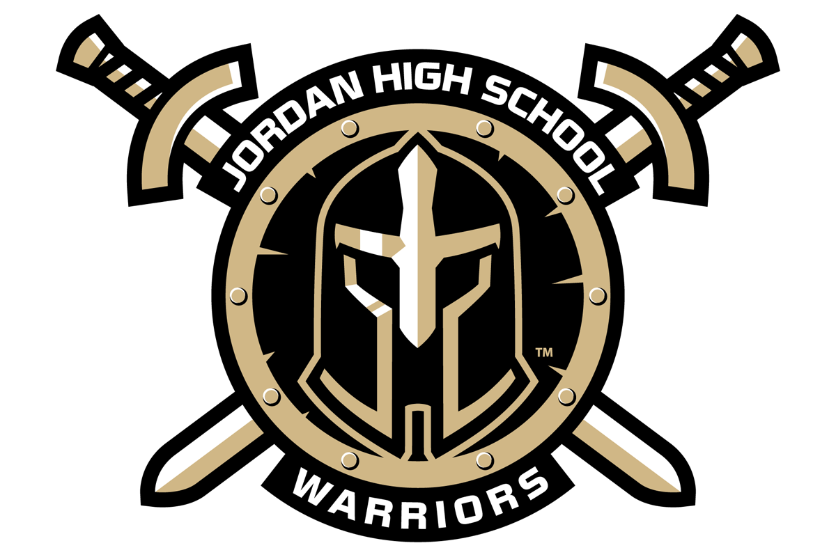 Jordan High School Warriors black gold 3D printed custom school spirit keychains phone stands Katy