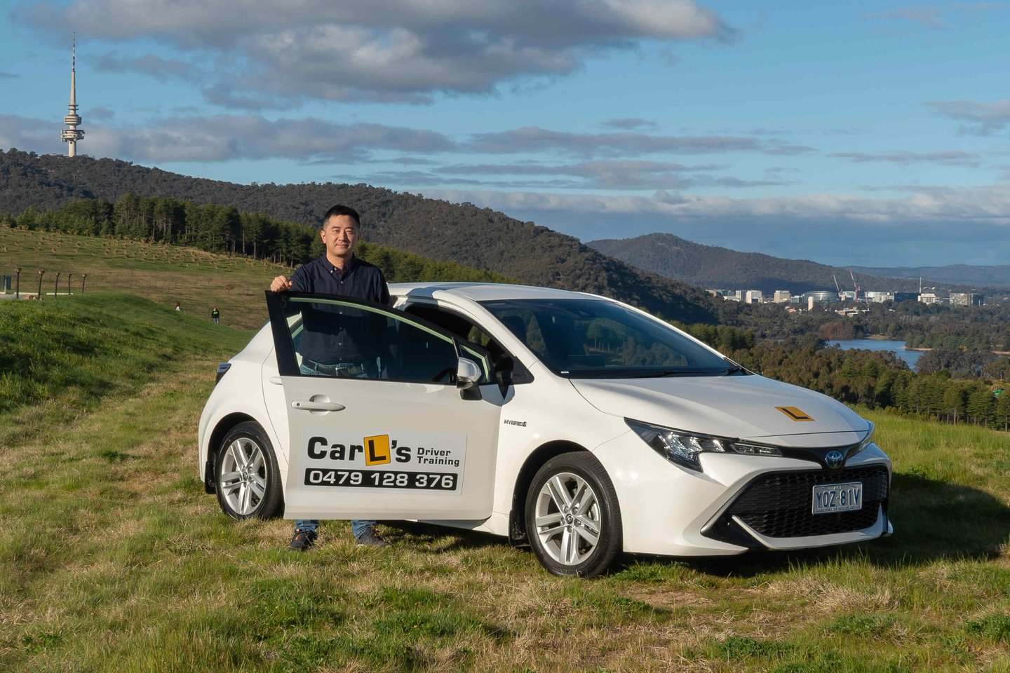 Driving Test Hire Car with instructor next