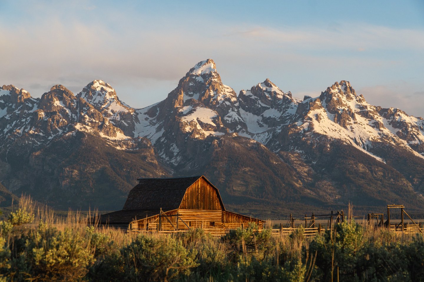 Blick auf den Grand Teton Nationalpark 